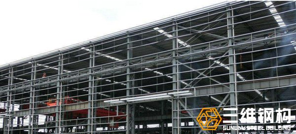 山東三維鋼結(jié)構(gòu)公司建造的多層鋼結(jié)構(gòu)廠房